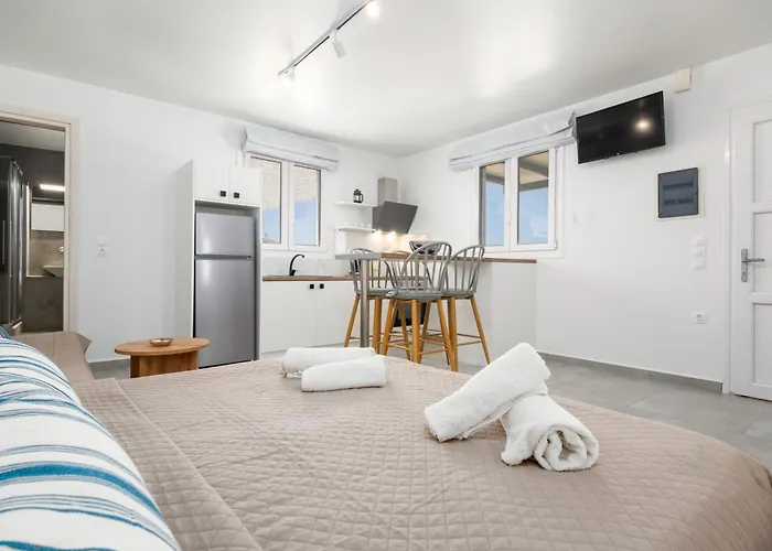 Apartment Blue View #2 Luxury Sea View Mini Shared Pool Parasporos